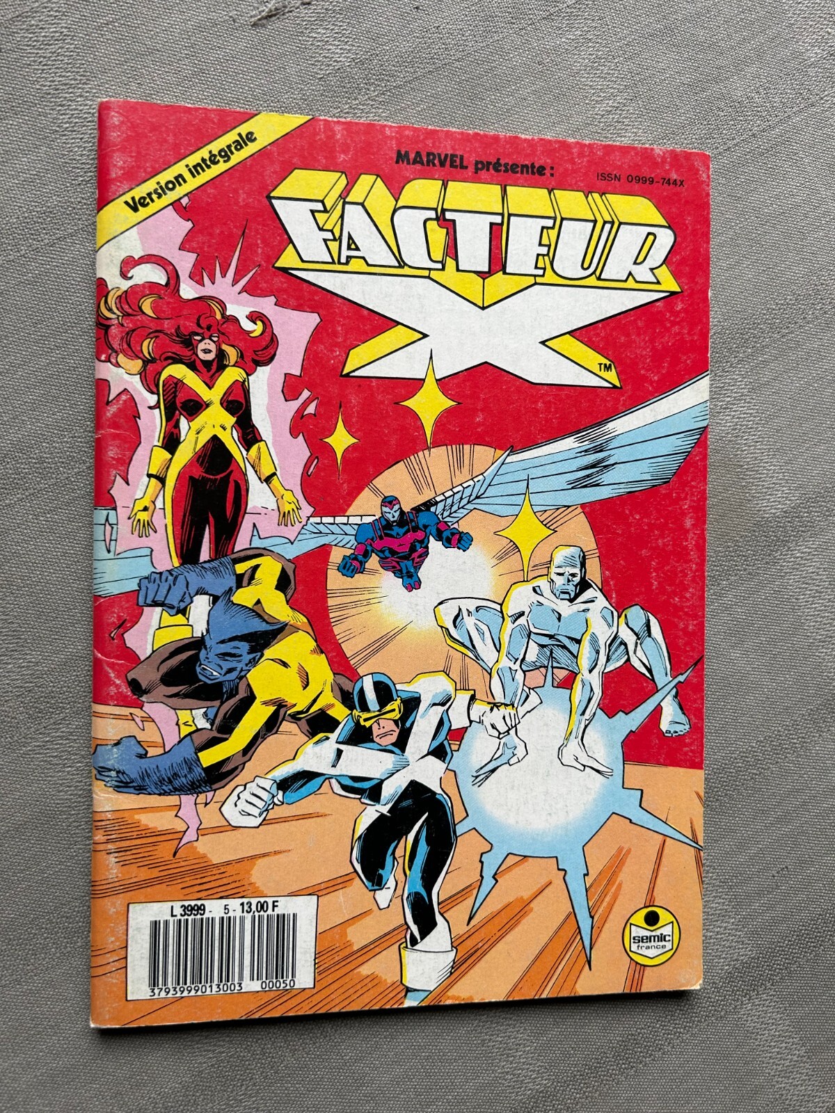 FACTEUR X COLLECTION VERSION INTÉGRALE ÉDITION SEMIC N°5 1990 EN BON ÉTAT