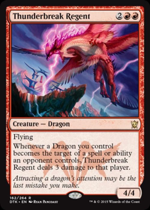 Thunderbreak Regent - Light Play MTG Dragons of Tarkir
