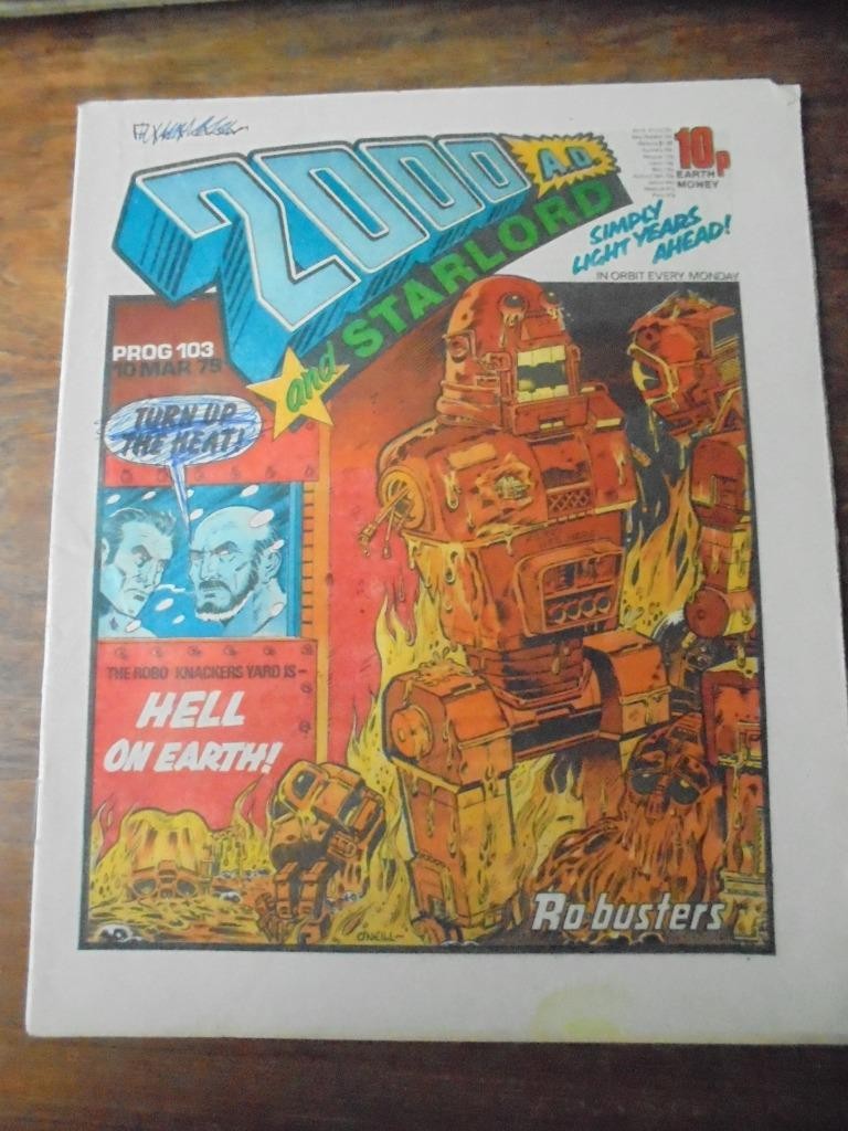 2000AD featuring JUDGE DREDD, prog 103 (24th February 1979)