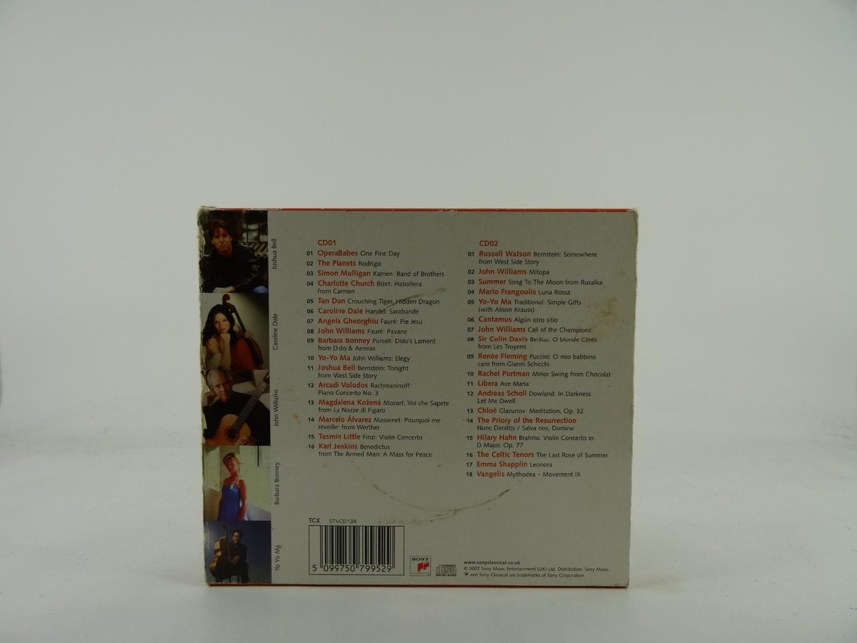 VARIOUS ARTISTS CLASSICAL BRIT AWARDS 2002 (2 x CD) (450) 20+ Track CD Album plu