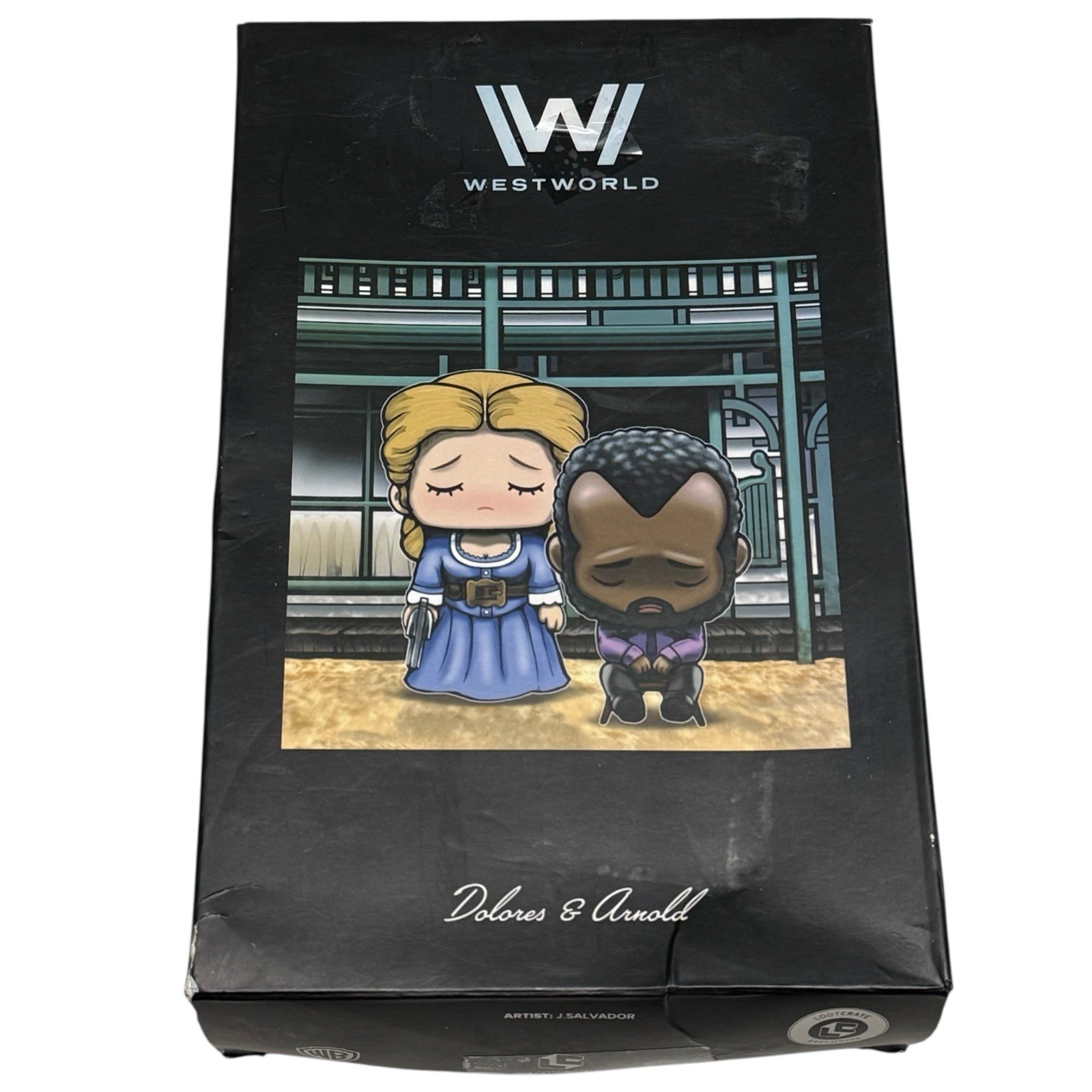 Loot Crate Exclusive Westworld Dolores & Arnold Figure New Open Box