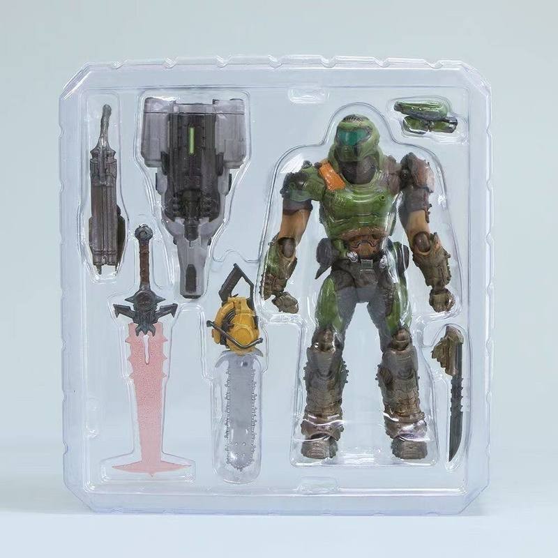 Modellino Doom Eternal Doom Slayer 16 cm modello PVC giocattolo scrivania regalo da collezione