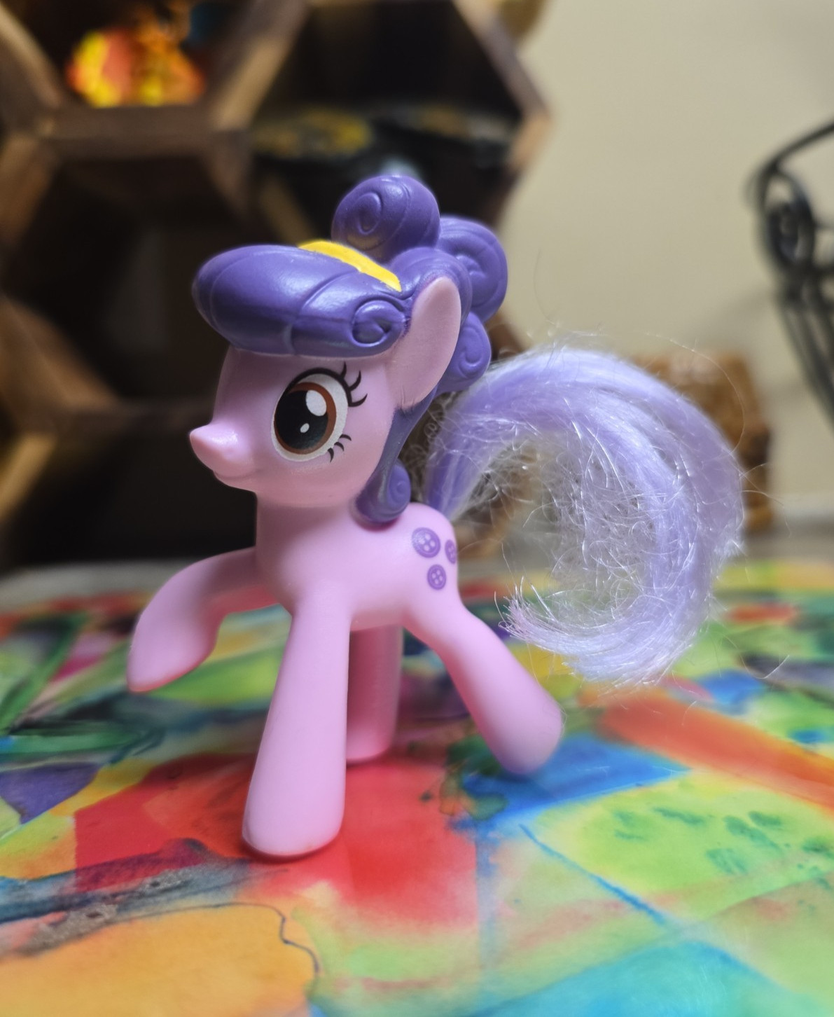 Buttonbelle My Little Pony 2016 Pink Friendship is Magic McDonald's Ponies Toy