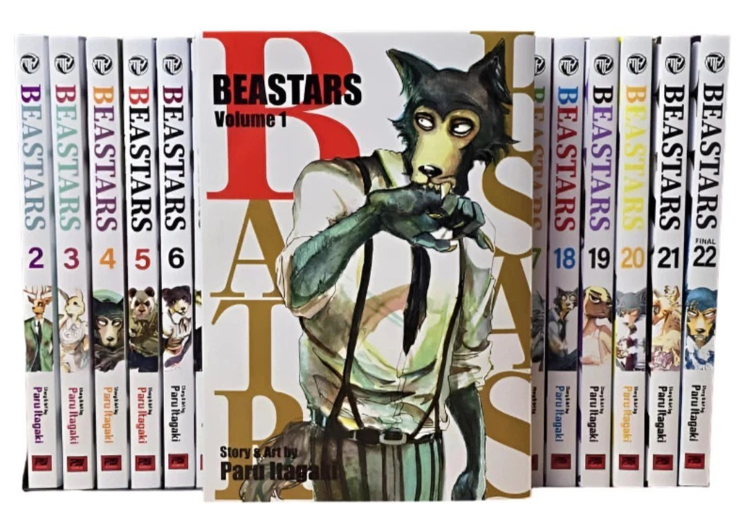 BEASTARS Manga Set Completo Vol. 1-23 Edizione Inglese Serie Completa Paru Itagaki