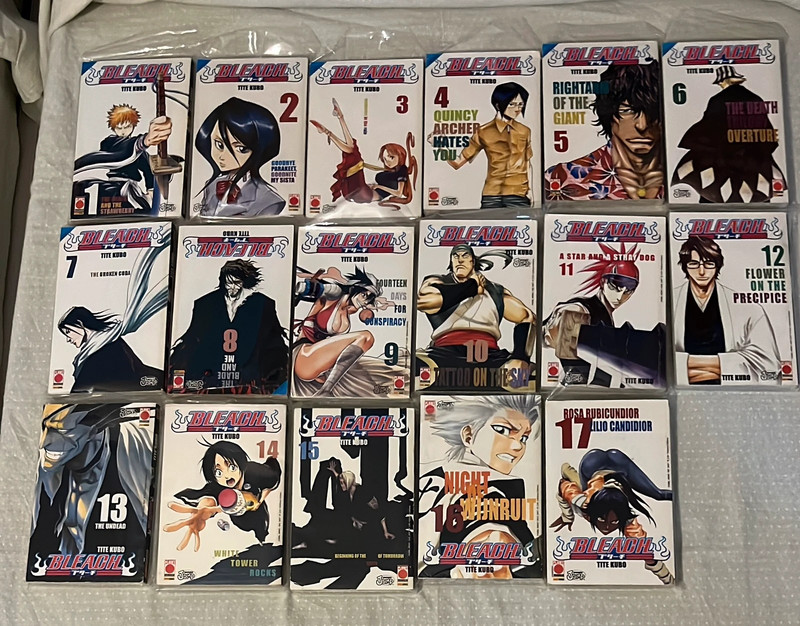 Bleach 1-17 – Lotto manga NUOVI imbustati – Tite Kubo