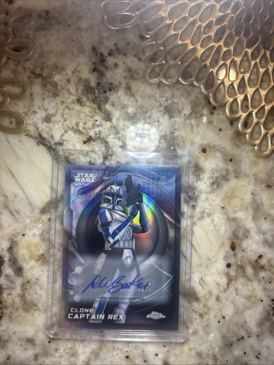 2026 Topps Chrome Star Wars Clone Captain Rex Rifrattore Auto