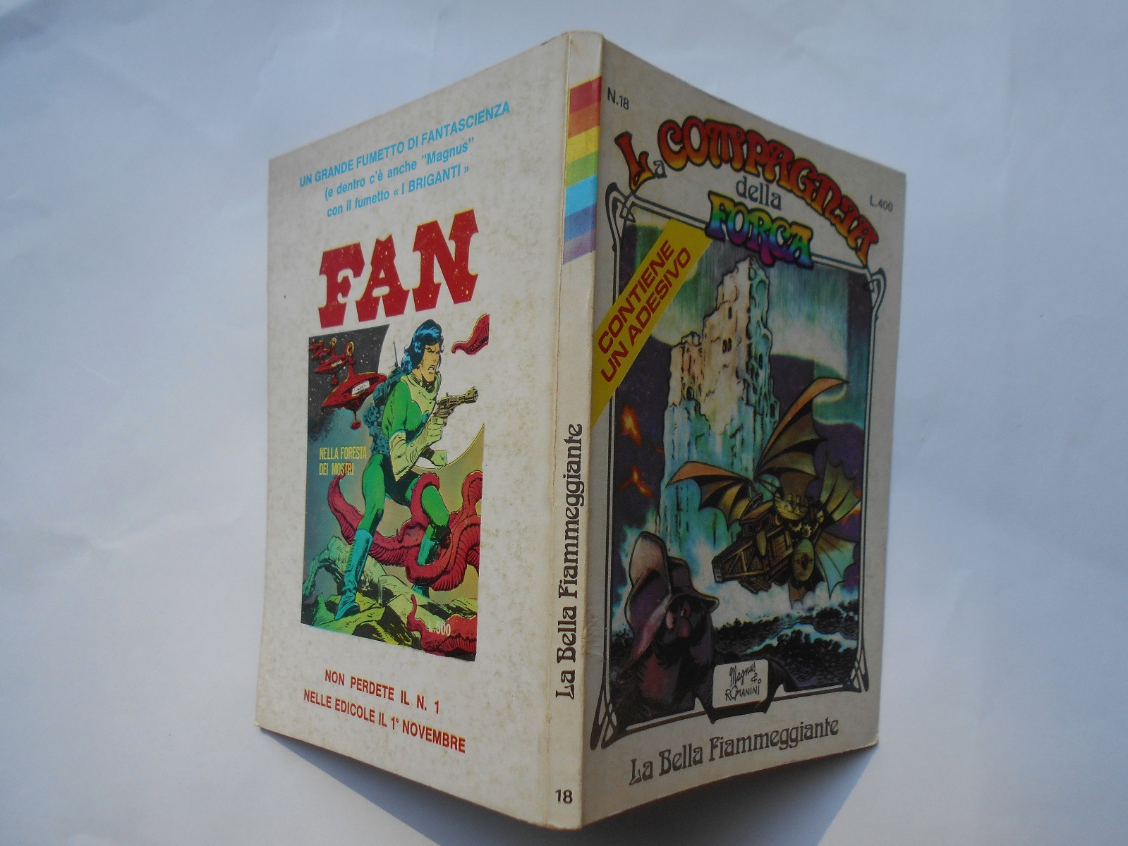 La Compagnia della Forca n. 18 La Bella Fiammeggiante - Magnus- con adesivo
