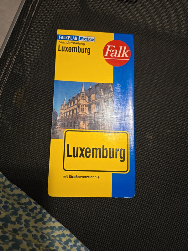 Plan détaillé de la ville Luxembourg