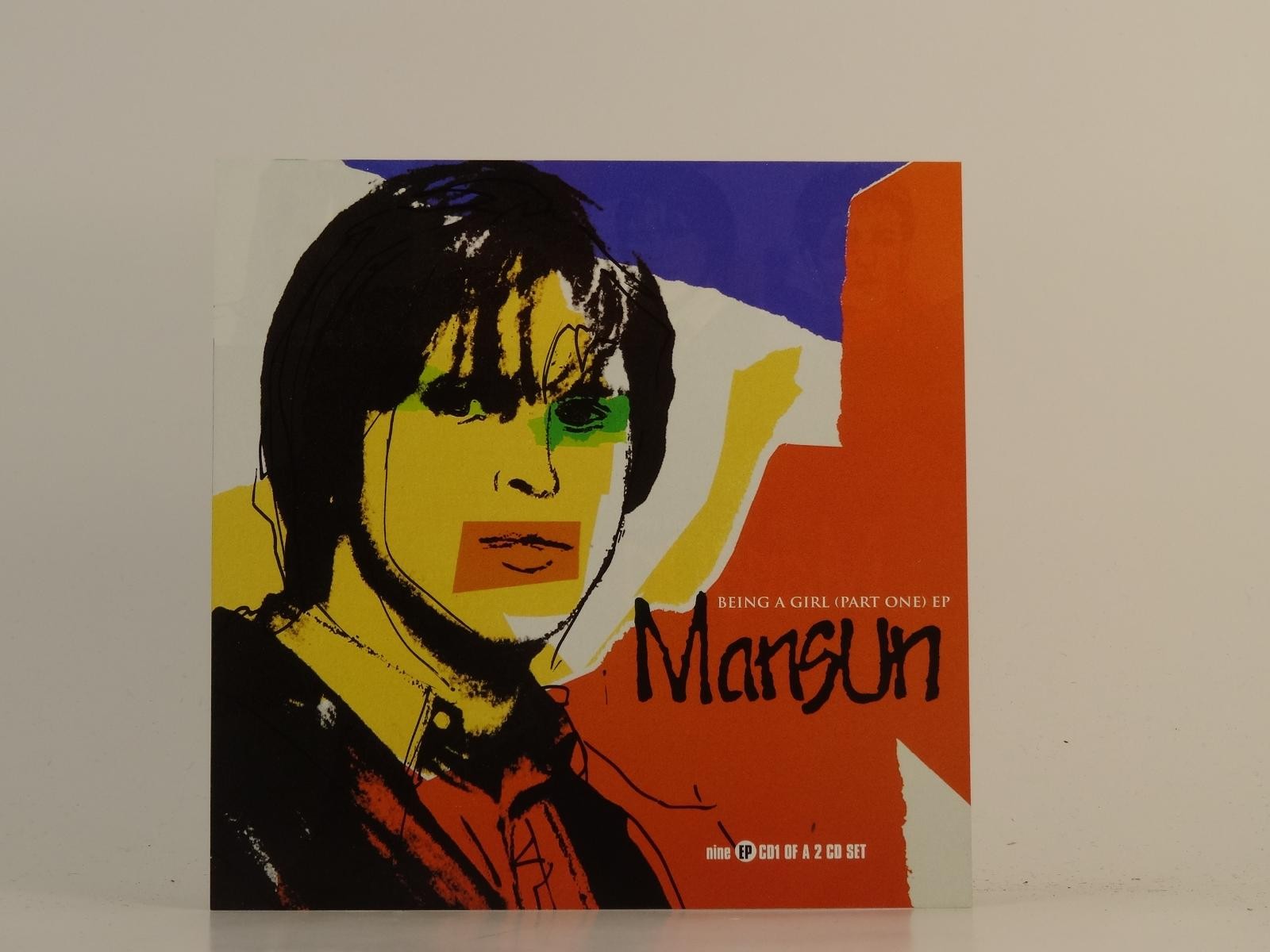 MANSUN BEING A GIRL (CD 1) (H1) 3 Track CD Single plus Picture Sleeve PARLOPHONE