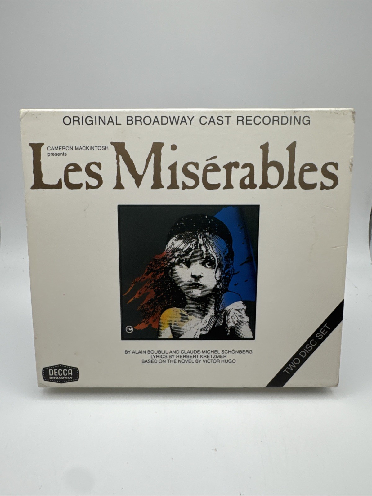 Les Miserables Original Broadway Cast Recording 2 CD Box Set Decca BRAND NEW