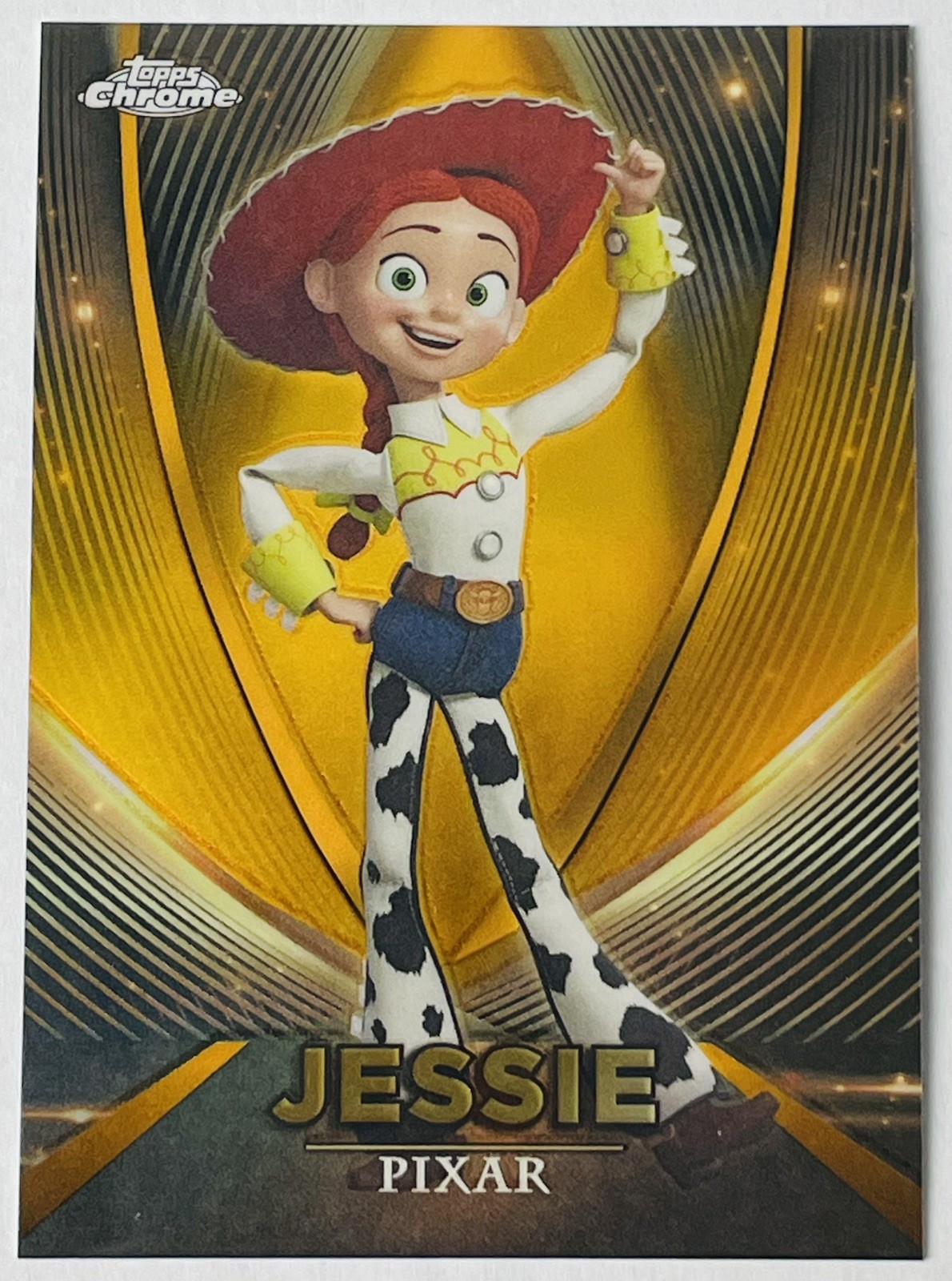 2025 Topps Chrome Disney Pixar Gold JESSIE SSP Case Hit
