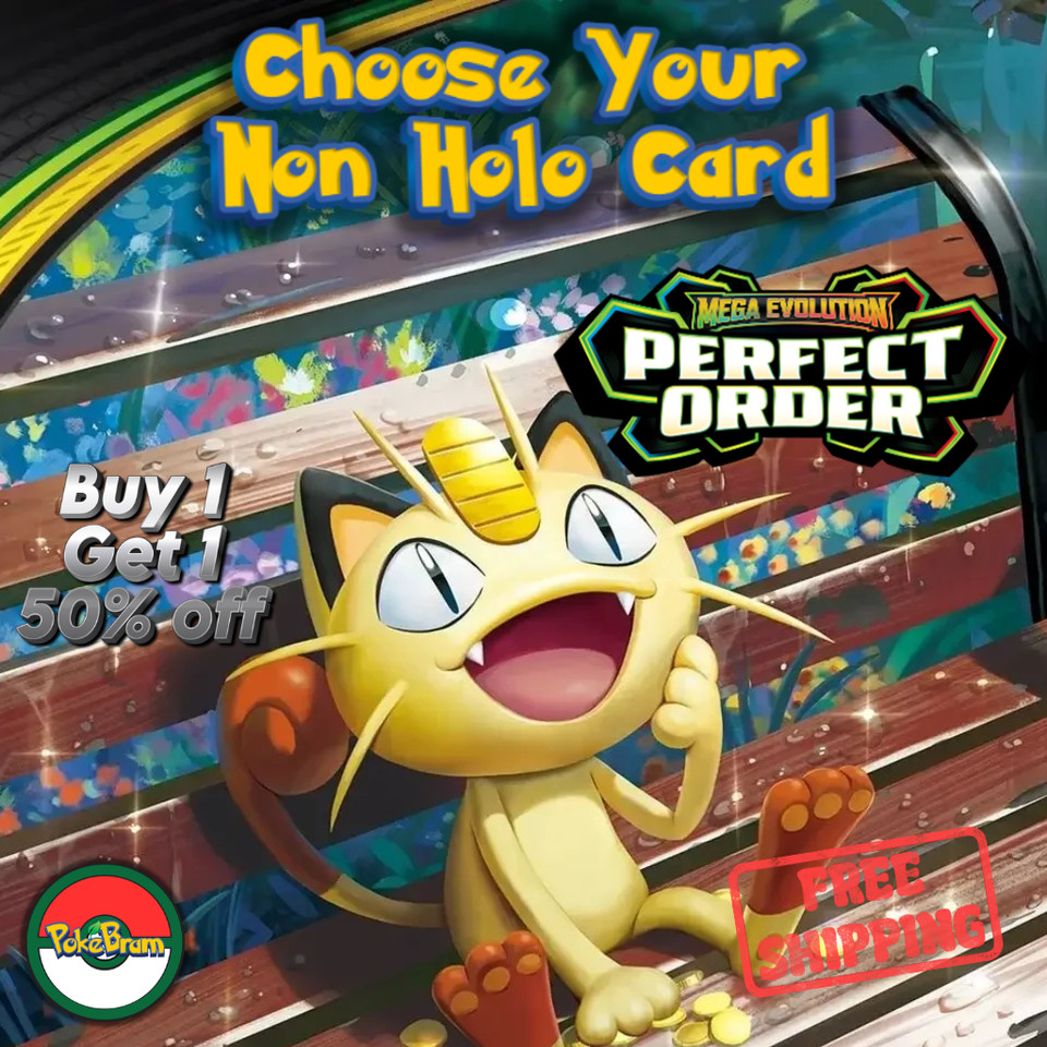 Scegli la tua carta Pokémon non Holo | ME03: ordine perfetto | BOGO SCONTO 50%
