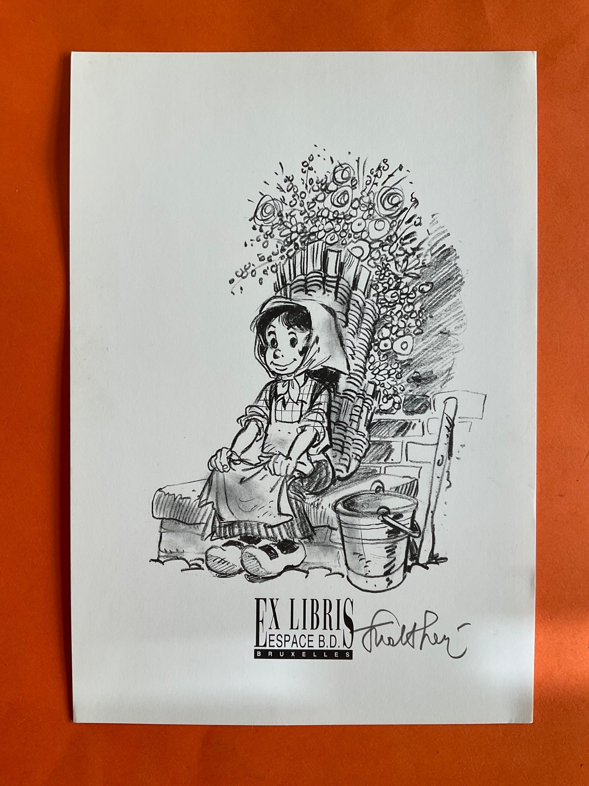 WALTHERY EX LIBRIS SIGNE TCHANTCHES ESPACE BD NEUF