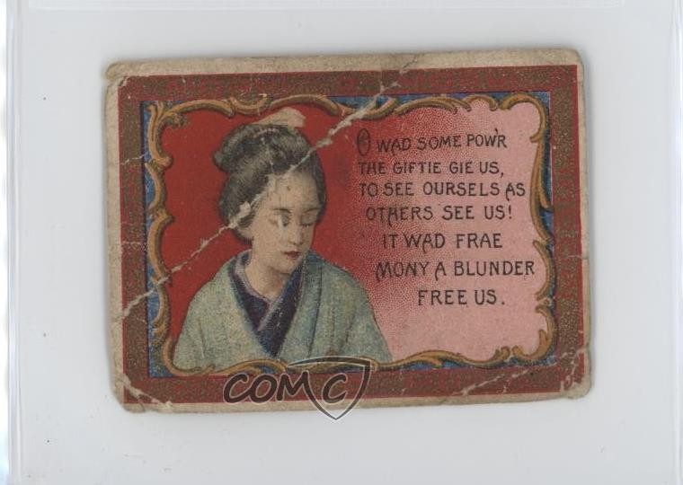 1909-10 Mogul Toast Series Tobacco T112 O Wad Some Power… 7bt