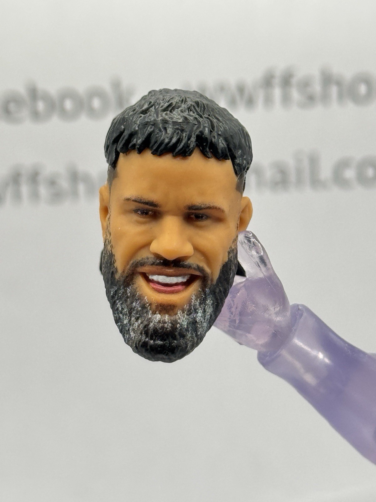 WWE Ultimate Edition (WM41) - Jey Uso Smiling Head Only (B) 1/12 Scale