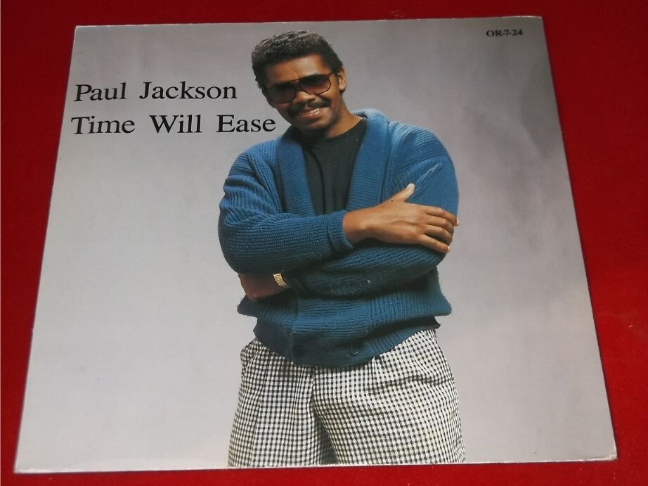 Paul Jackson:  Time Will Ease UK   Near Mint   1987    PROMO  7"
