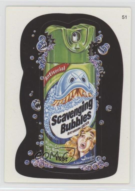 Topps Wacky Packages 2006 tutti nuovi serie 3 bolle scavenging #51 8em