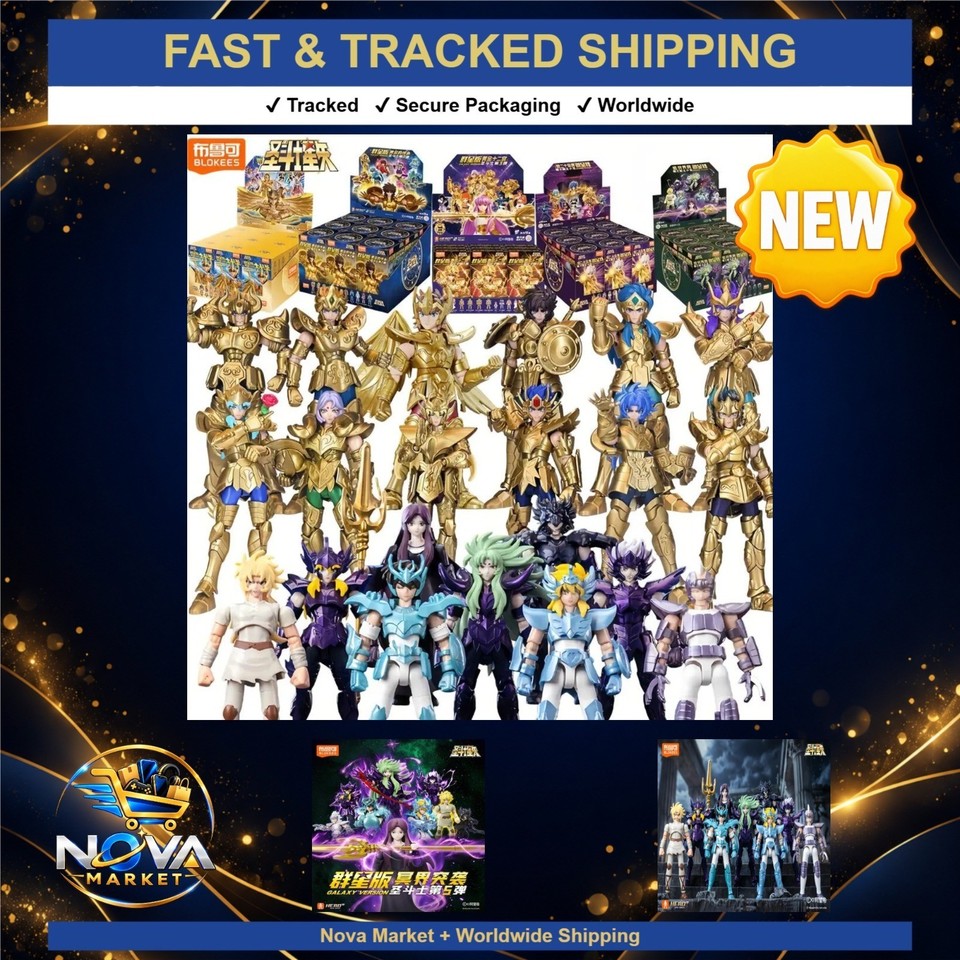 Modellino Saint Seiya Gold Saints Blokee blocco costruzione modello anime regalo