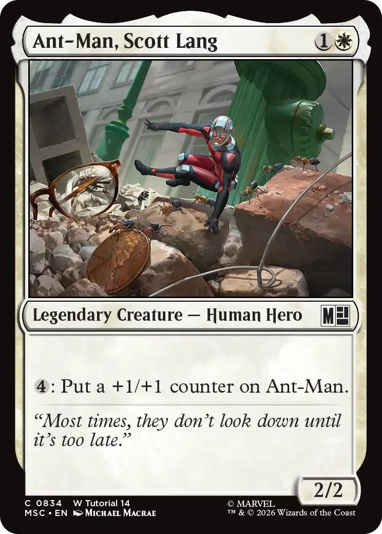 Ant-Man, Scott Lang - 0834 - MSC - NM