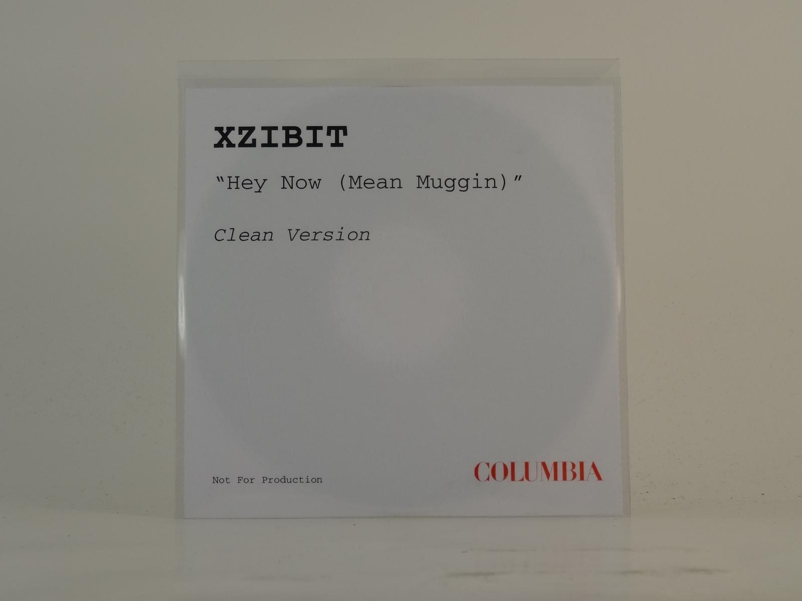 XZIBIT HEY NOW (MEAN MUGGIN') (E9) 1 Track Promo CD Single plus White Sleeve COL