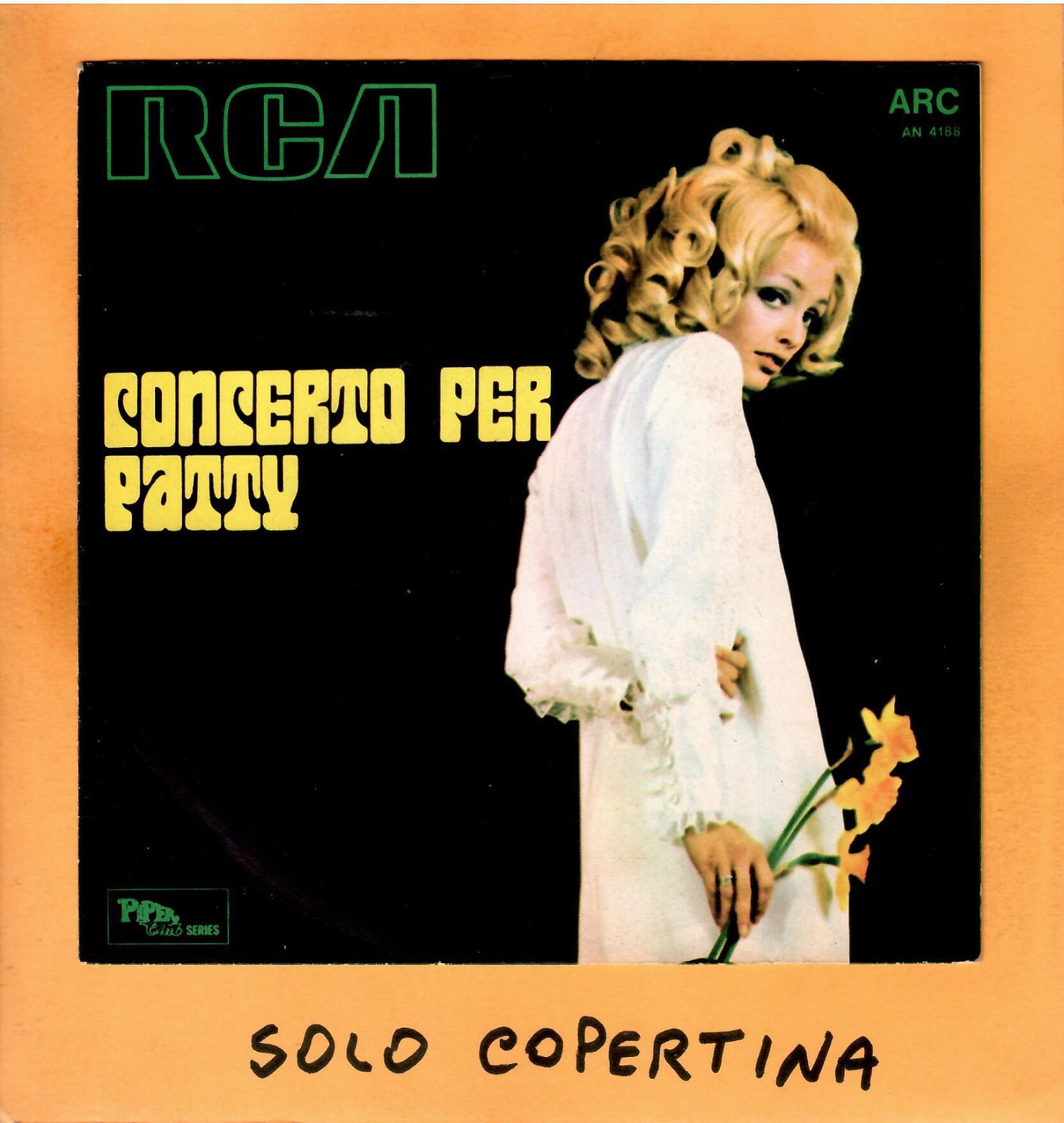 *SOLO COPERTINA - 7" - PATTY PRAVO - Concerto per Patty - EX+ ITA