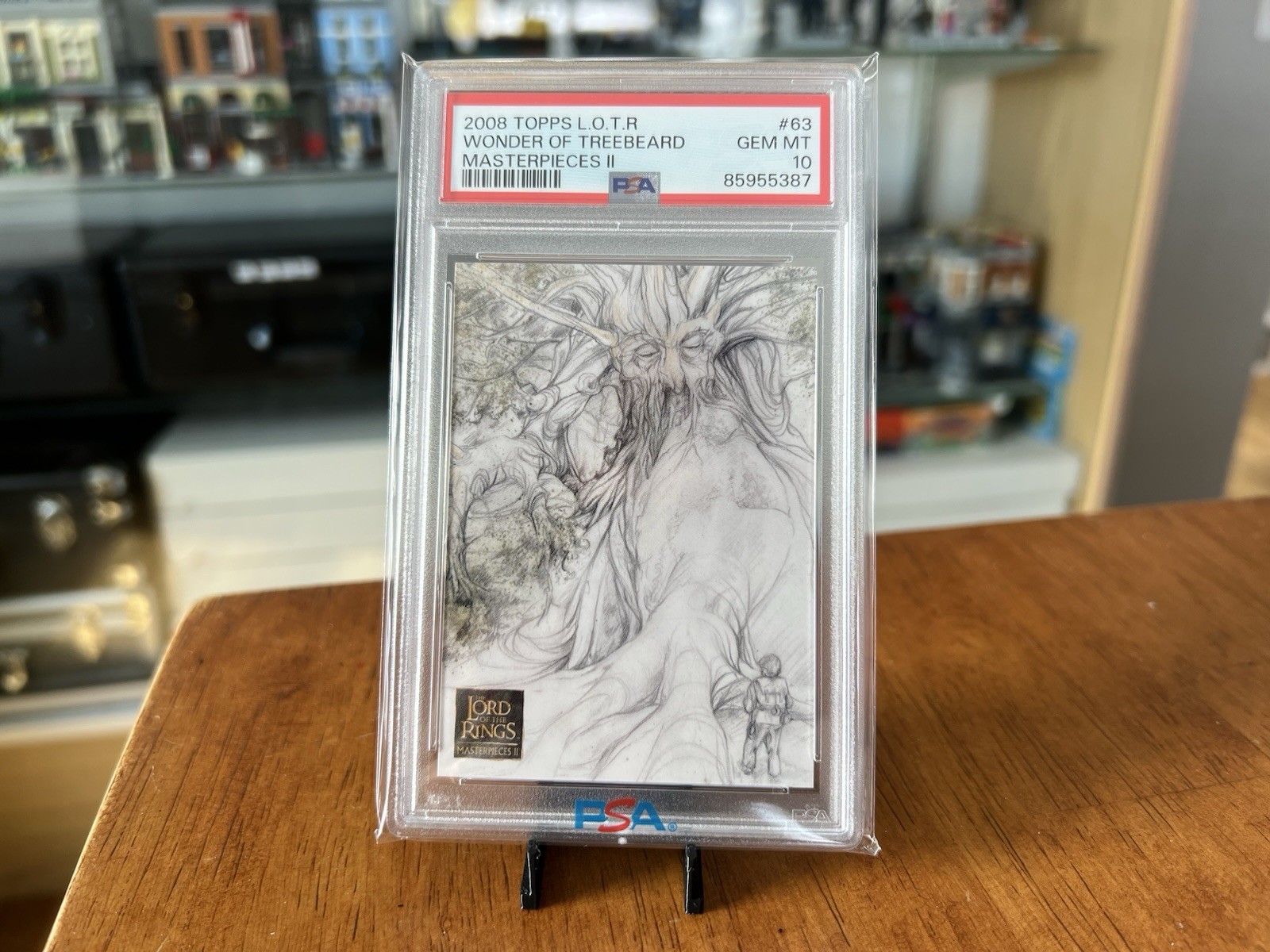 PSA 10 Wonder Of Treebeard 2008 Topps Masterpieces II #63 Lord of the Rings LOTR