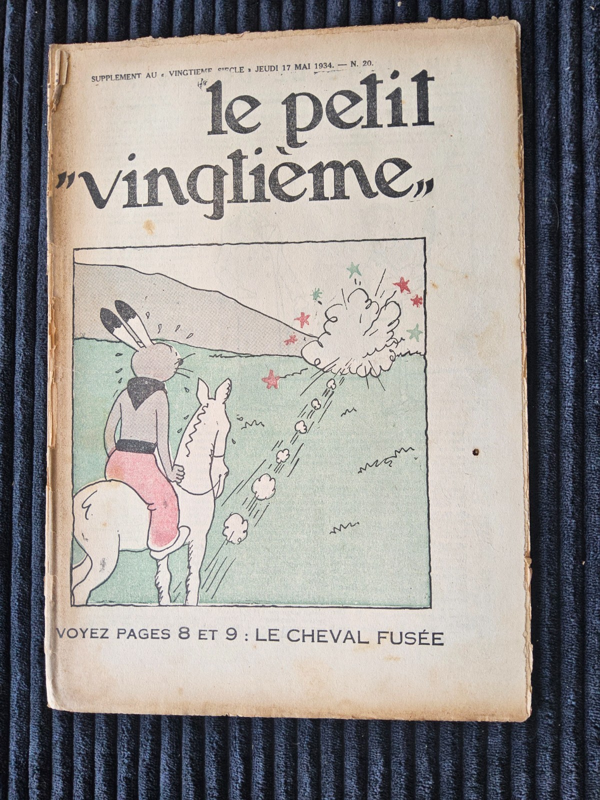 Tintin - Petit Vingtième - Numéro 20 de 1934