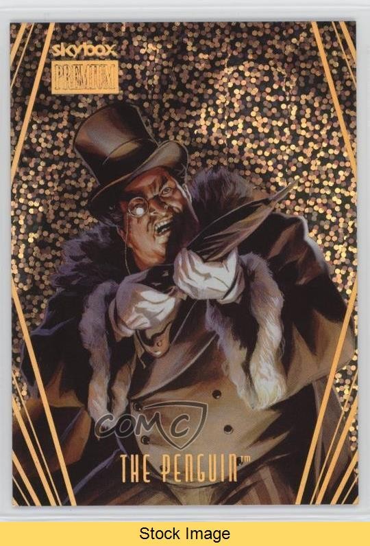 2025 Skybox Metal Universe Batman Premium Glitter The Penguin #S-22 READ 0q72