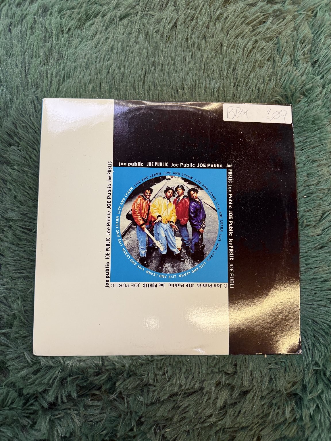 Joe Public - Live And Learn 12" Vinyl Single (1991) Columbia Records JEP-84039