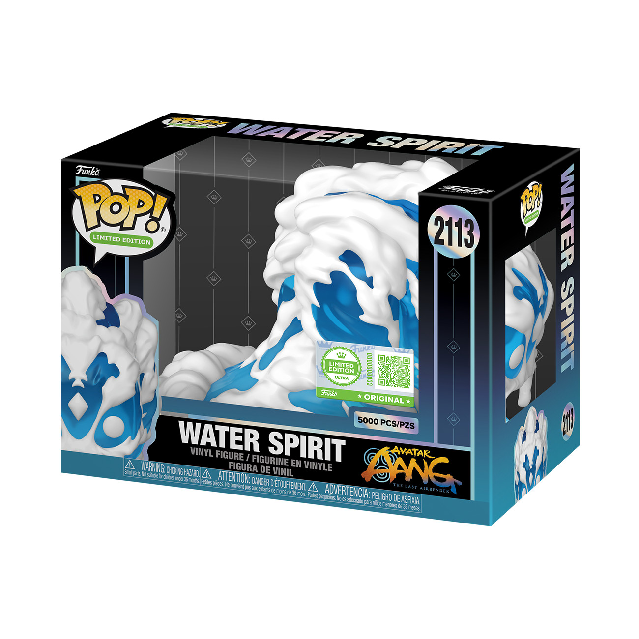 Funko Pop! Water Spirit #2113 - Avatar Aang - Limited Edition - 5000 PCS