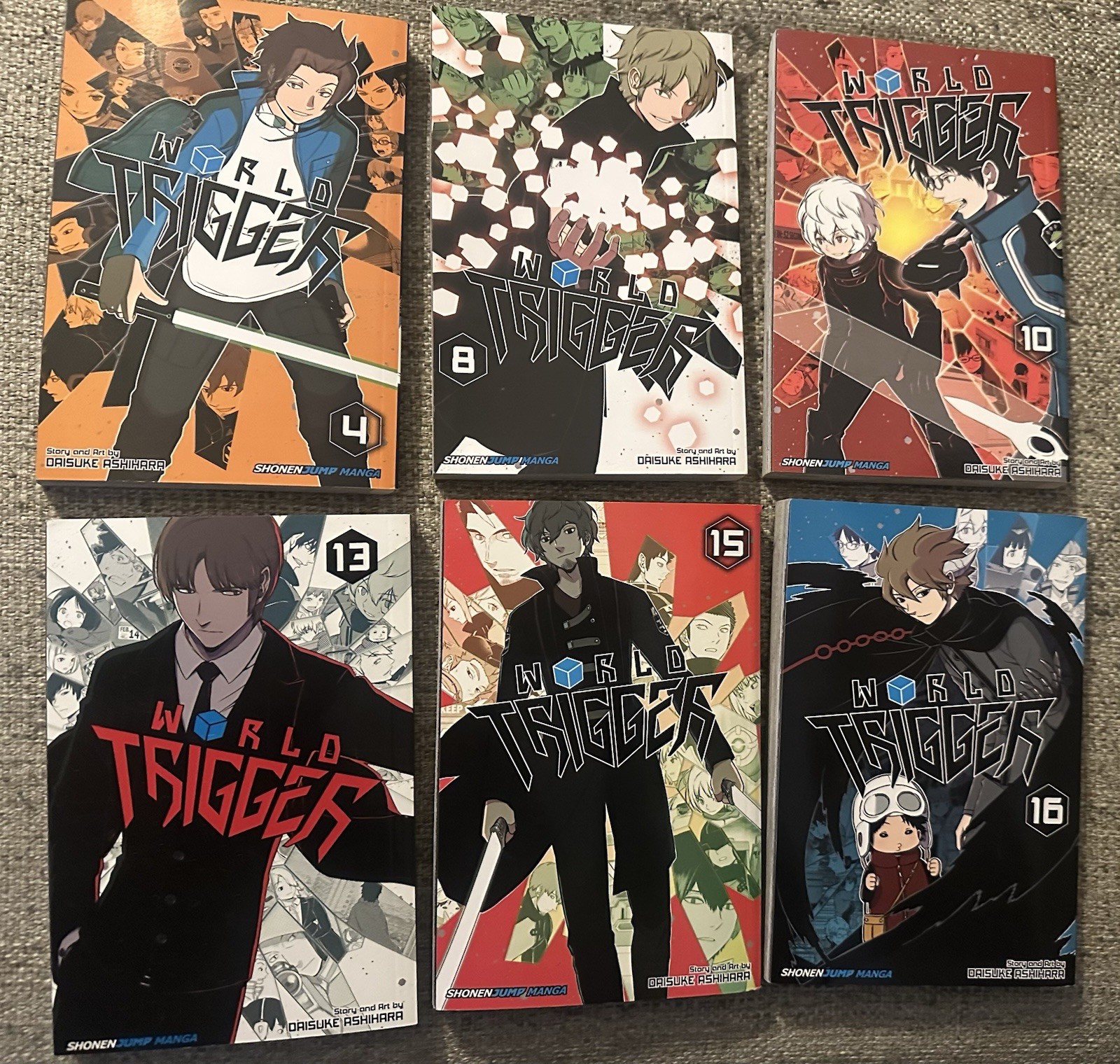 World Trigger Vol 4 8 10 13 15 16 inglese ultimo manga