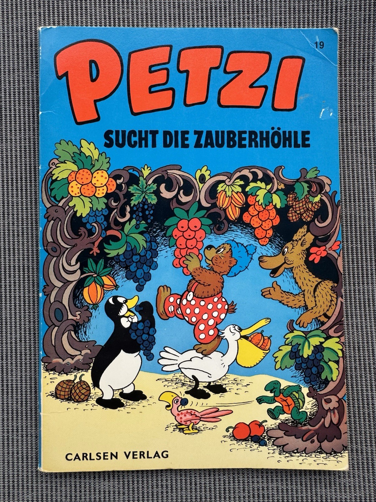 Fumetto Petzi n.19 - Petzi cerca la grotta magica! (Carlsen Editore!)
