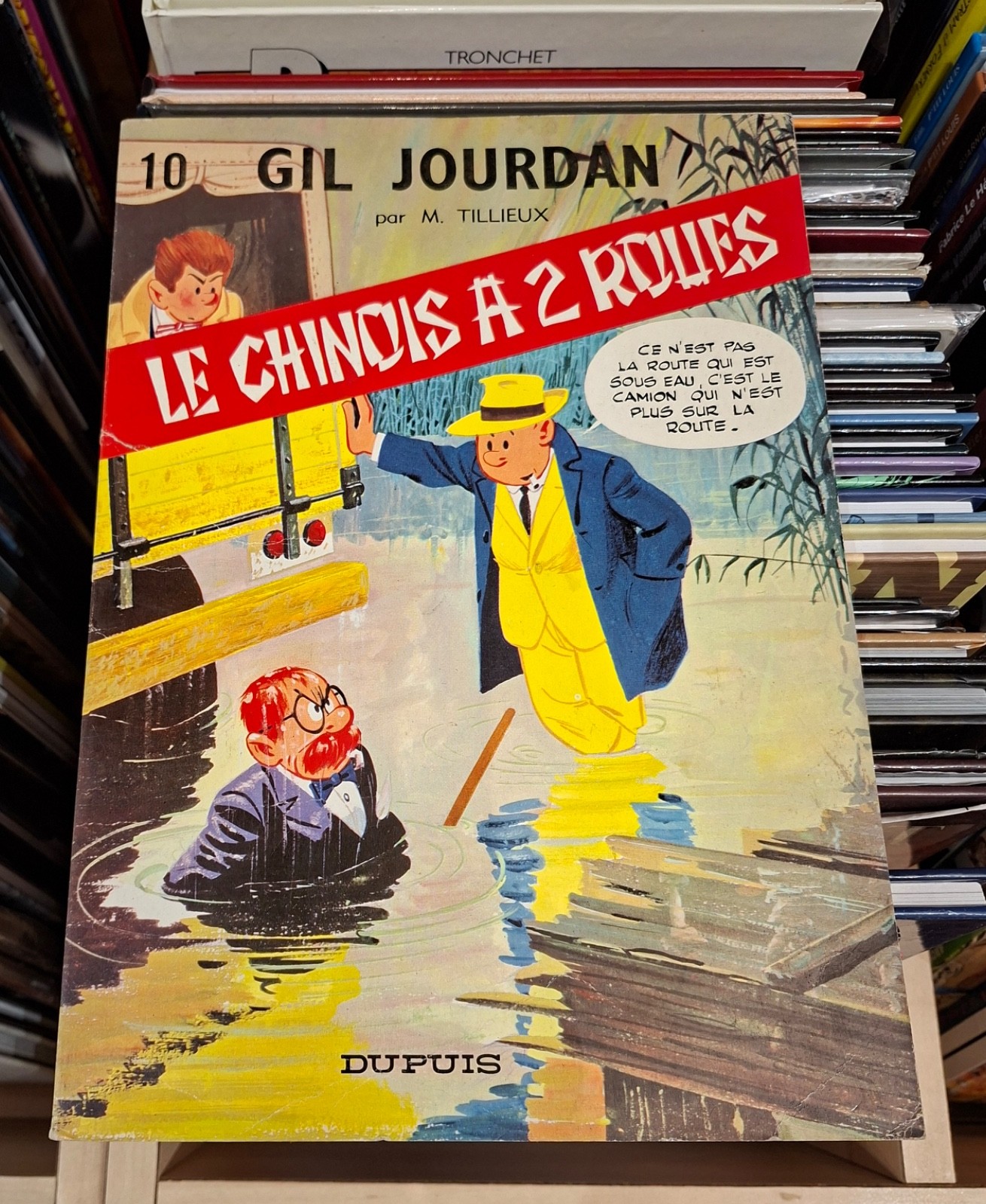 Gil Jourdan T.10 Le Chinois à 2 Roues _ Tillieux / Edition Originale 1967 BE+