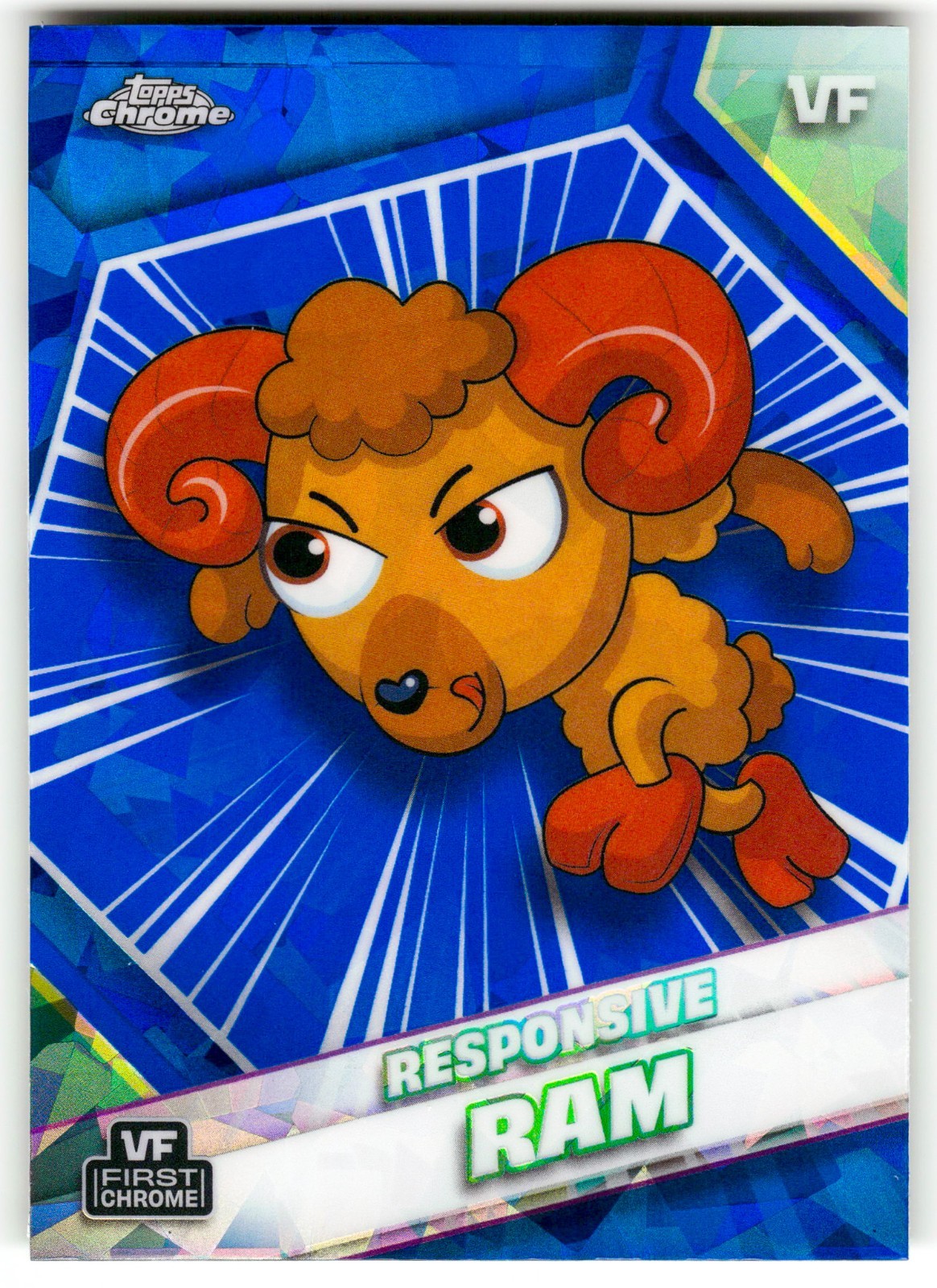Responsive Ram VeeFriends 2026 Topps Chrome Sapphire Card