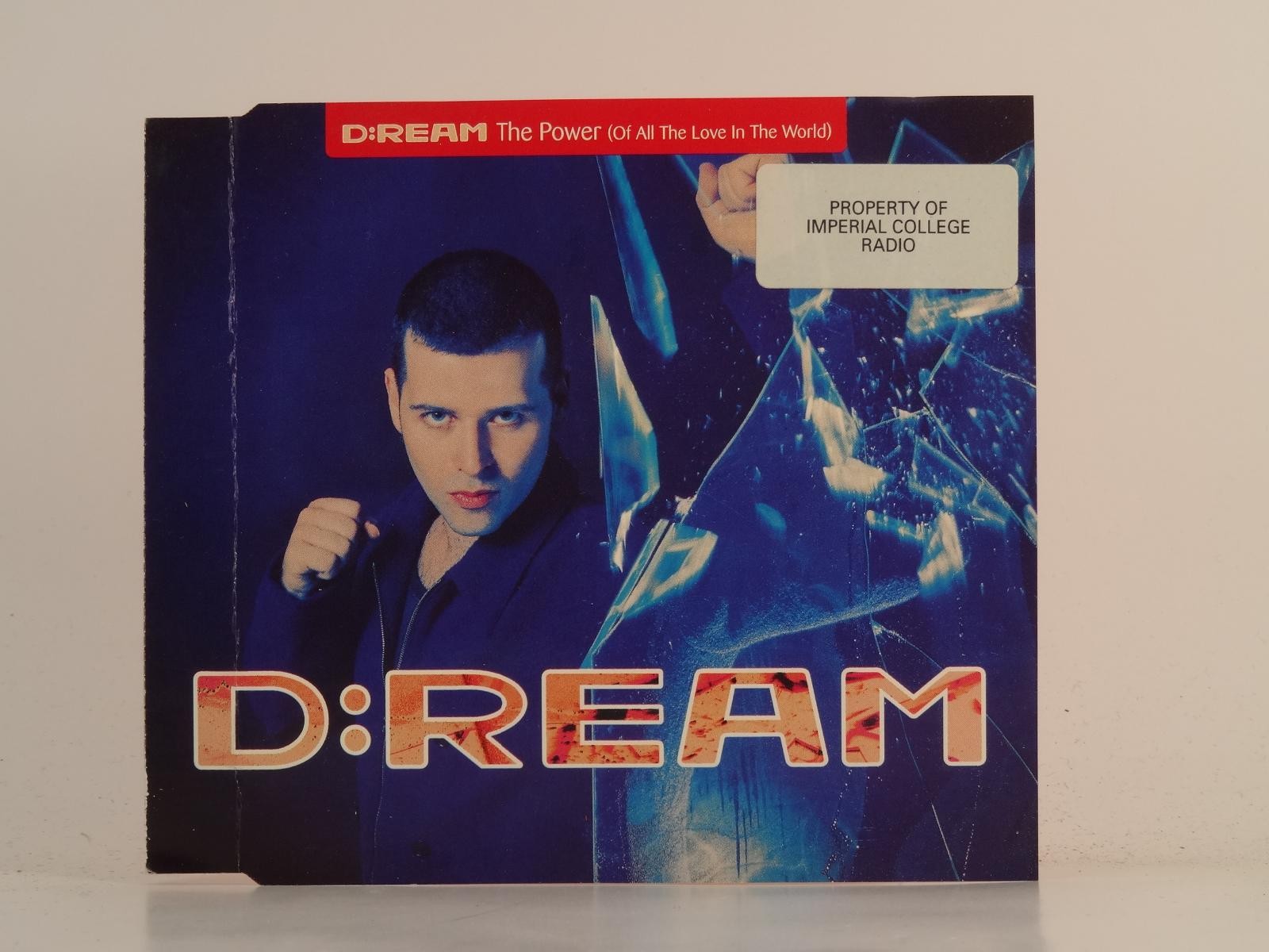 D:REAM THE POWER (H1) 1 Track Promo CD Single plus Picture Sleeve MAGNET