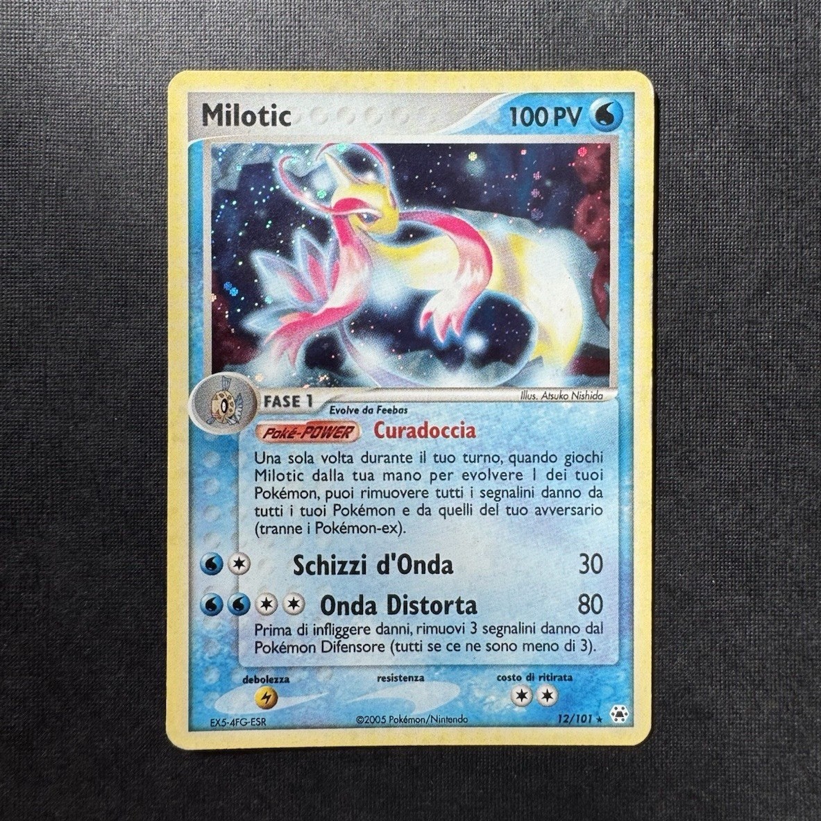 Pokémon Milotic (HL 12) Holo Ex Leggende Nascoste Italian