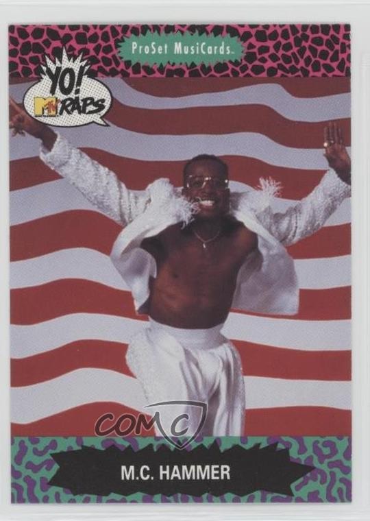 1991 Pro Set MusiCards Yo! Martello MTV Raps MC #58 0OS7