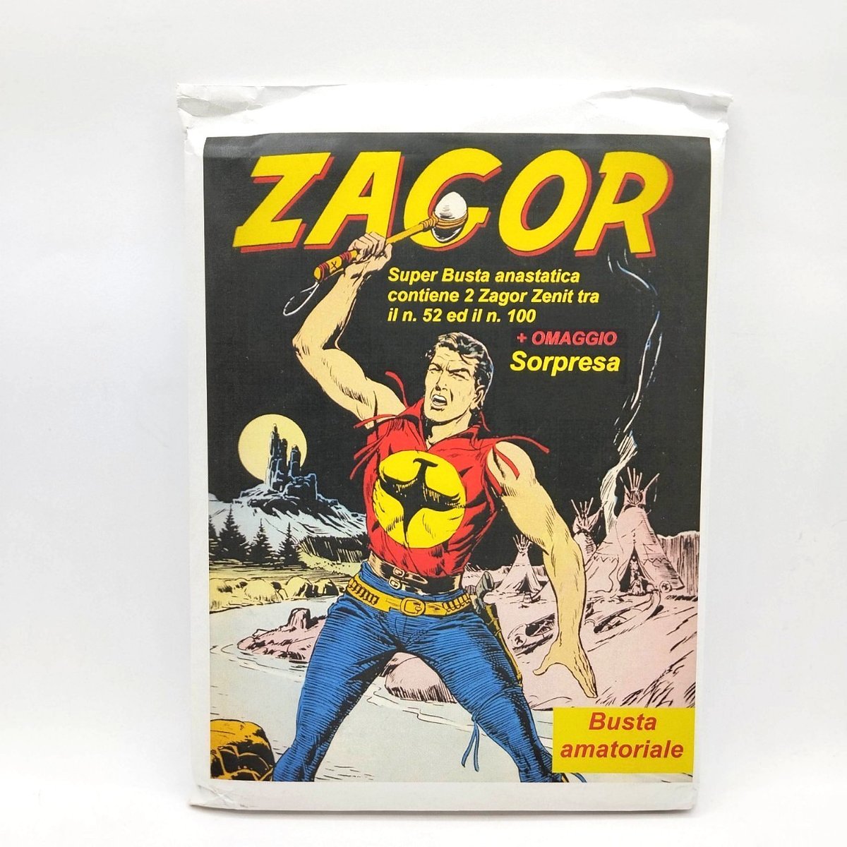 ZAGOR SUPER BUSTA ANASTATICA CON 2 FUMETTI  +  OMAGGIO -  ED. BONELLI  [BC-10]