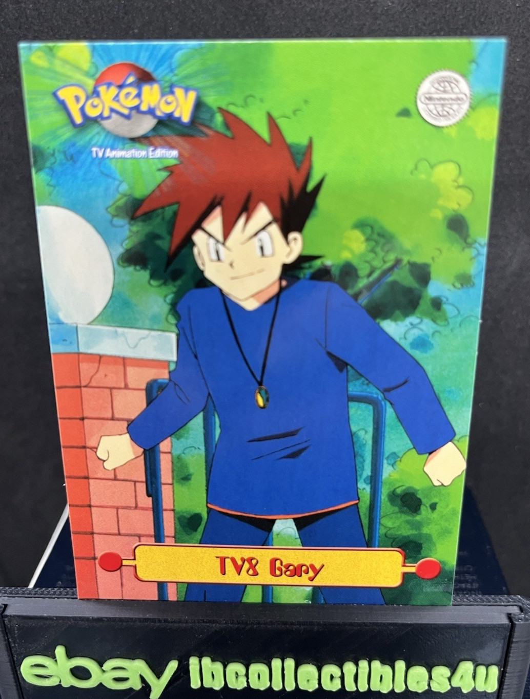 1999 Topps Pokemon Edizione TV Animazione Serie 1 Gary Oak #TV8 F/S