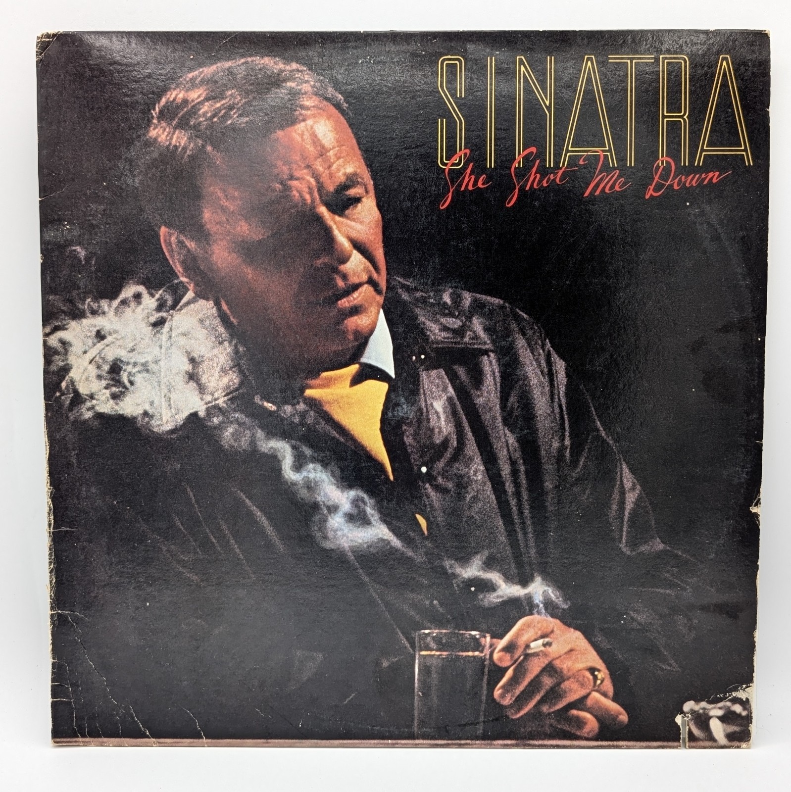 FRANK SINATRA She Shot Me Down LP Vinyl Jazz Reprise Records 12" 33 RPM 1981