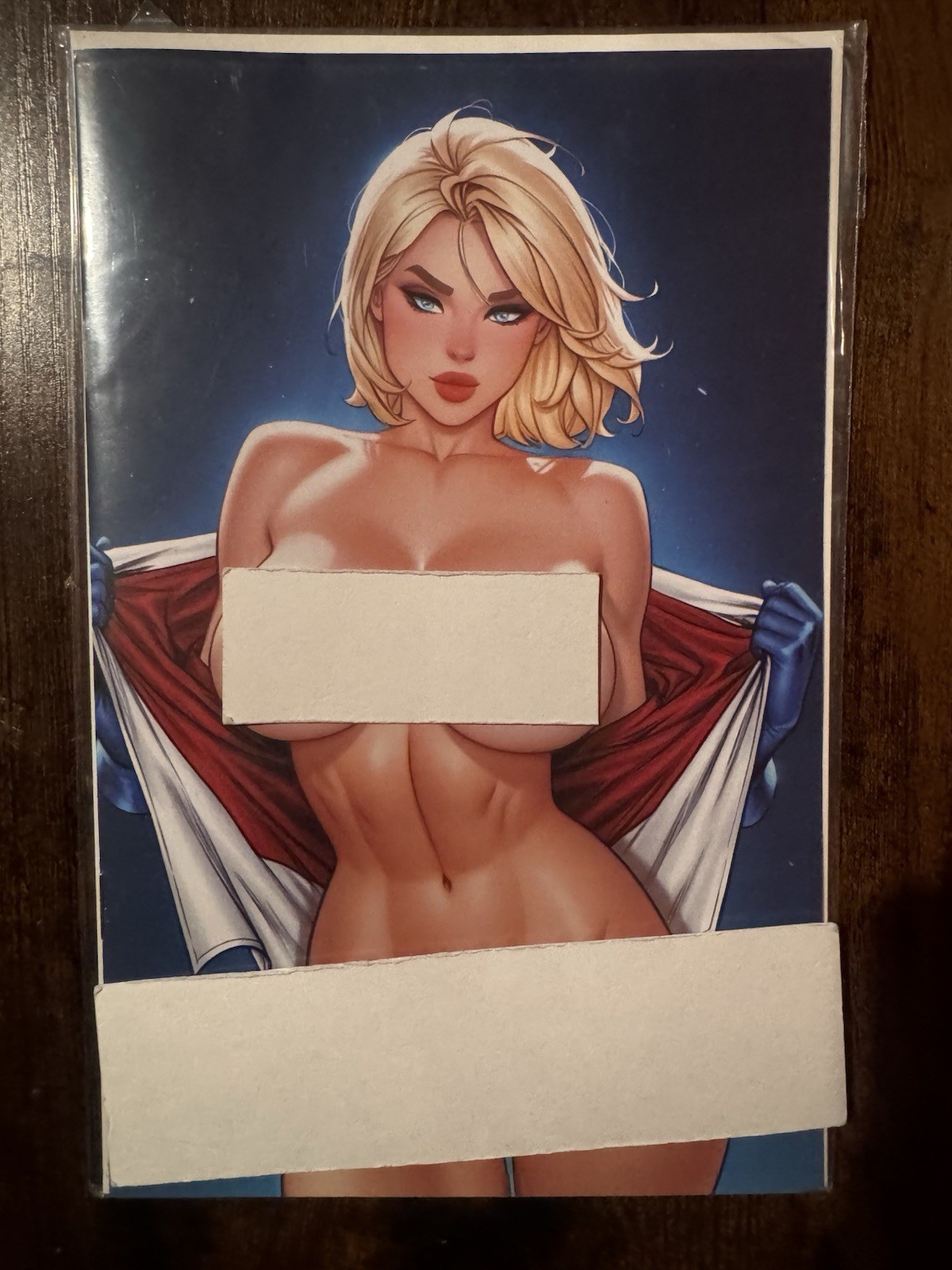Keys Comics Artbook Busty Power Girl Naughty