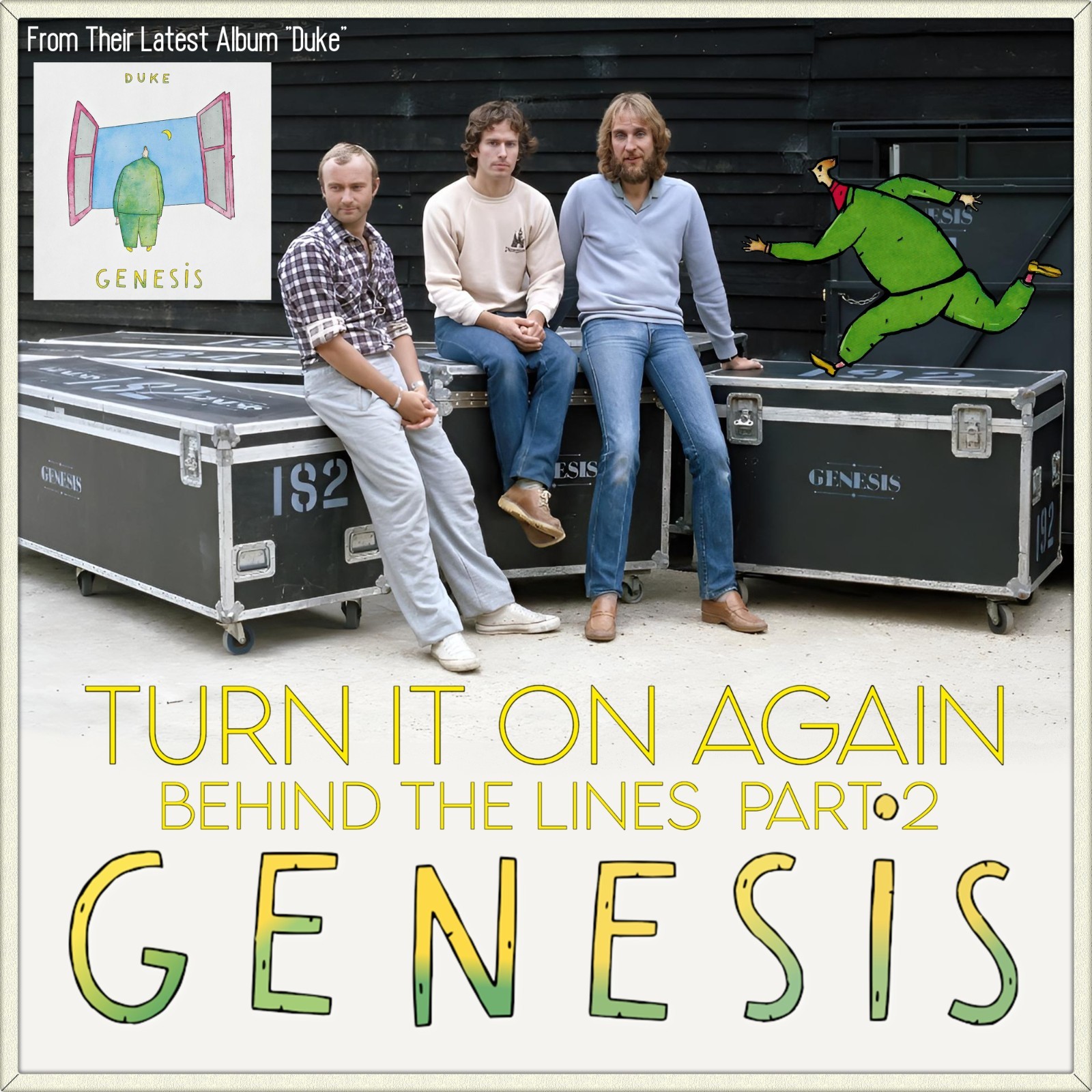 7" GENESIS Turn It On Again /Behind The Lines PHIL COLLINS Duke CHARISMA NL 1980
