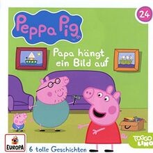 Folge 24: Papa Hängt Ein Bild auf von Peppa Pig Hörspiele | CD | Zustand gut