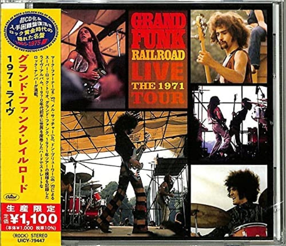 GRAND FUNK RAILROAD Live The 1971(Limited Edition) CD w/Tracking# New from Japan