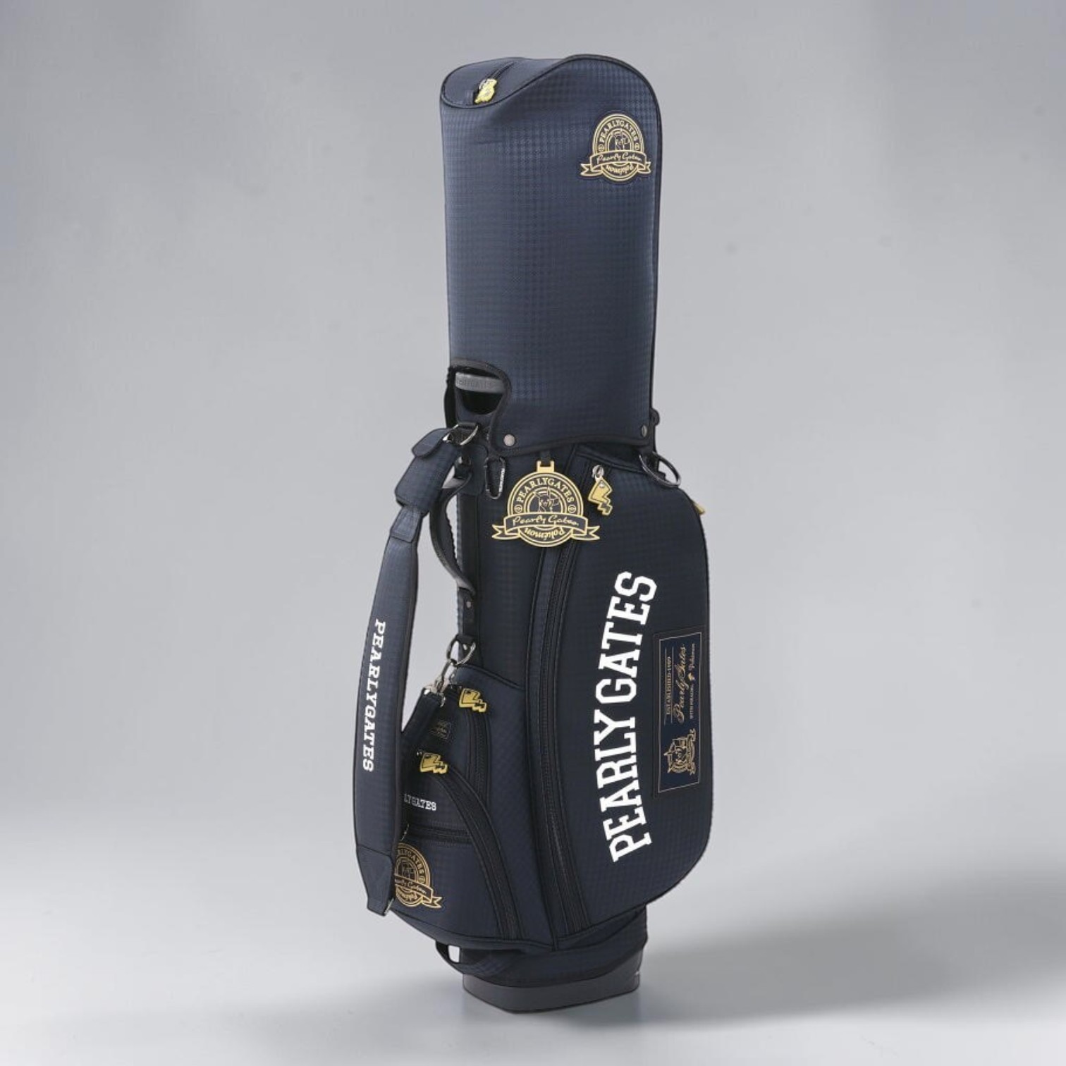 PEARLY GATES x Pokemon Pikachu Stand Caddy Golf Bag 46 Navy Japan Limited SX9287