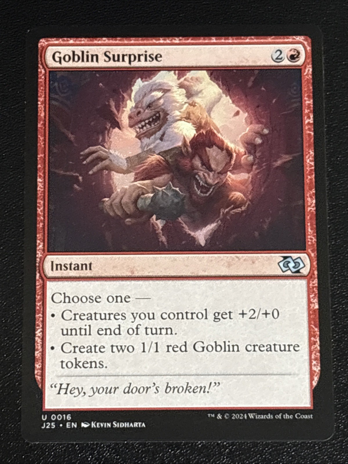 MTG Foundations Jumpstart Goblin Surprise 0016 NM