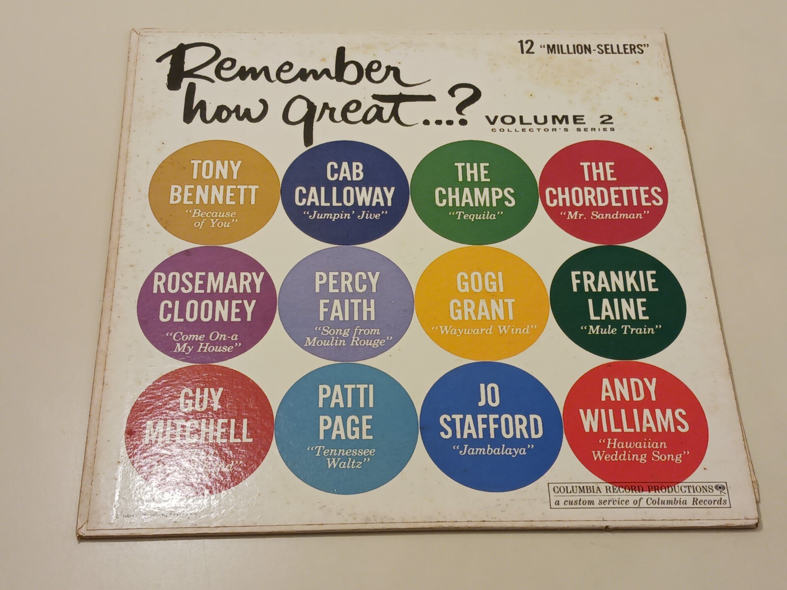 Remember How Great Volume 2 Vinyl LP Columbia Record Productions 1962 Vintage