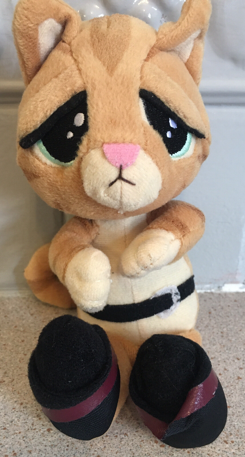 Dreamworks Shrek Gatto con Stivali Peluche Peluche Giocattolo Gattino Gatto Gattino 8"
