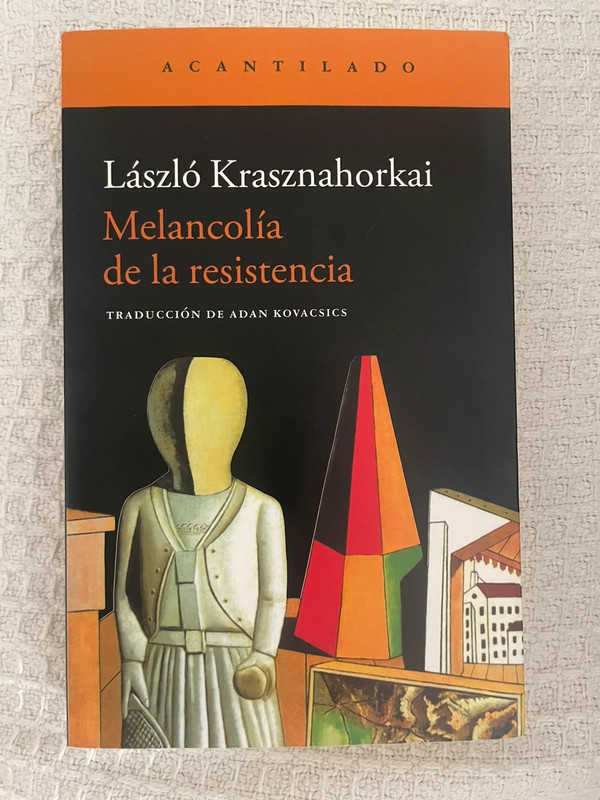 Libro Melancolía de la resistencia