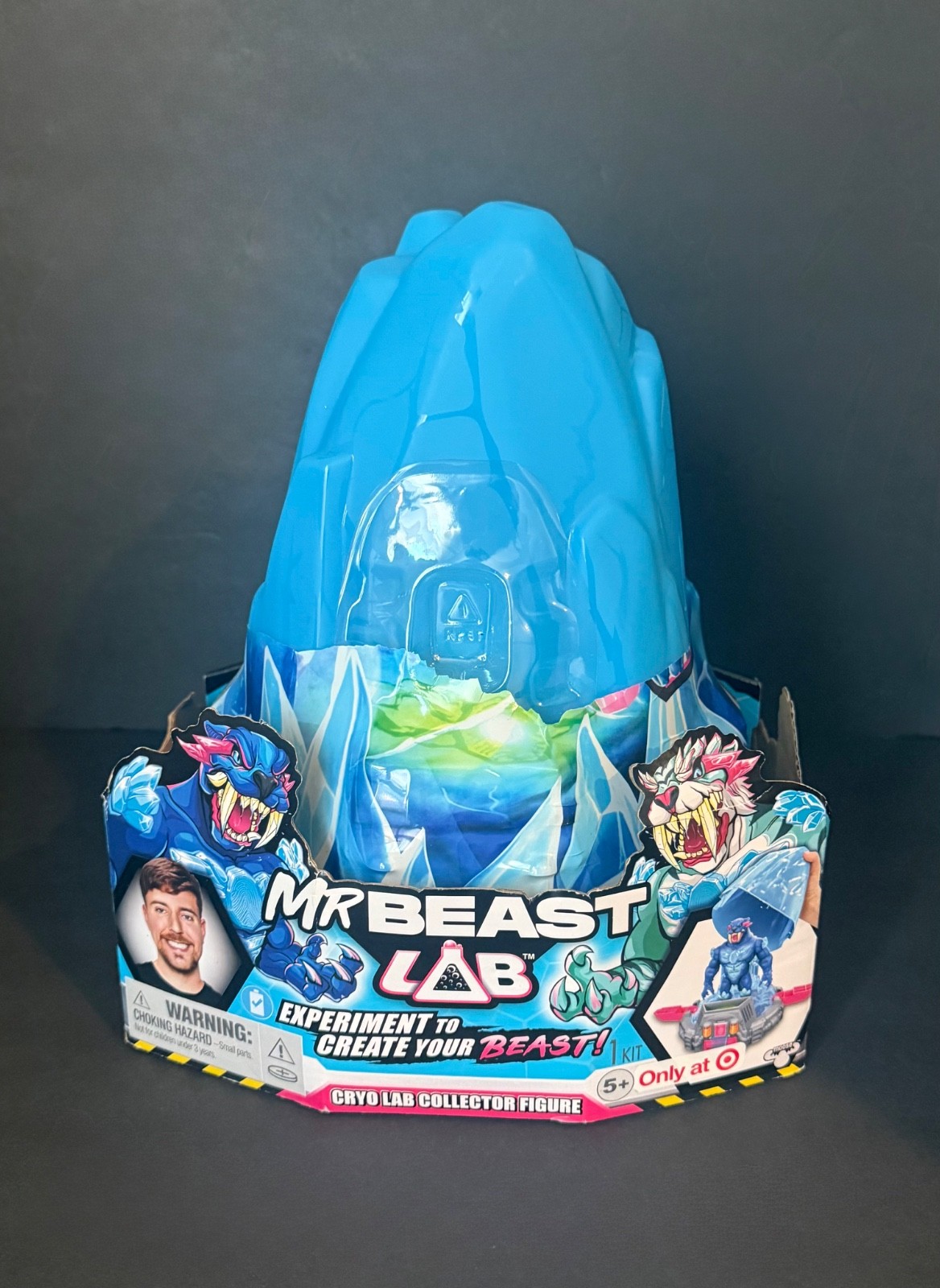 Mr. Beast LAB Cryo Lab Mystery Collector Target Exclusive 30+ Lights Sounds